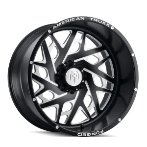 American Truxx – ARIES – Black – 22″x12″ -44mm – Summer Wheels – ATF1909-22283-44M